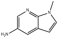 1-甲基-1H-吡咯并[2,3-B]吡啶-5-胺, 883986-76-3, 结构式