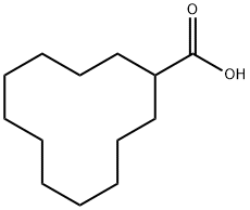 环十二烷羧酸, 884-36-6, 结构式