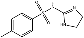 Benzenesulfonamide, N-(4,5-dihydro-1H-imidazol-2-yl)-4-methyl- (9CI) 结构式