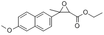 ETHYL 3-(6-METHOXY-2-NAPHTHYL)-3-METHYL GLYCIDATE 化学構造式
