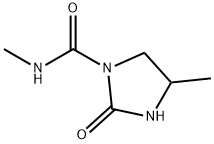 1-Imidazolidinecarboxamide,  N,4-dimethyl-2-oxo- Struktur