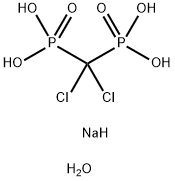 Disodium clodronate tetrahydrate Struktur
