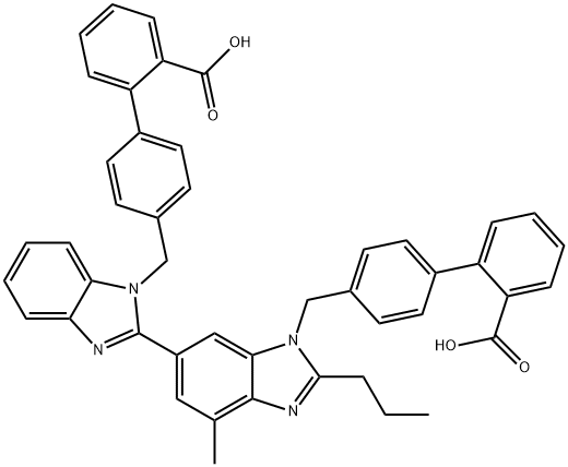 替米沙坦二聚物杂质 结构式