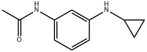 Acetamide,  N-[3-(cyclopropylamino)phenyl]- Structure