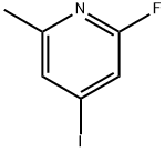 2-FLUORO-4-IODO-6-PICOLINE Structure
