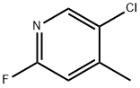 5-CHLORO-2-FLUORO-4-PICOLINE Structure
