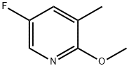 5-Fluoro-2-methoxy-3-methylpyridine Struktur