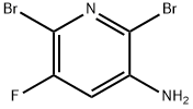 3-氨基-2,6-二溴-5-氟吡啶,884494-99-9,结构式