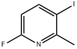 6-Fluoro-3-iodo-2-methylpyridine Struktur