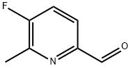 5-氟-6-甲基-2-吡啶甲醛 结构式