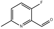3-氟-6-甲基-2-吡啶甲醛,884495-48-1,结构式