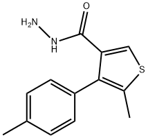 5-METHYL-4-(4-METHYLPHENYL)THIOPHENE-3-CARBOHYDRAZIDE Structure