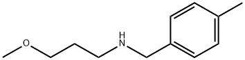 3-甲氧基-N-(4-甲基苄基)丙-1-胺, 884497-41-0, 结构式