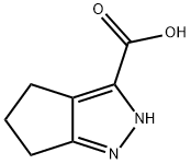 2,4,5,6-Tetrahydrocyclopenta[c]pyrazole-3-carboxylic acid Struktur