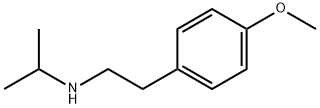 N-(4-メトキシフェネチル)-2-プロパンアミン 化学構造式