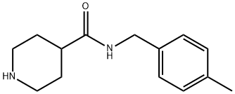N-(4-METHYLBENZYL)PIPERIDINE-4-CARBOXAMIDE Structure