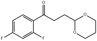 2',4'-DIFLUORO-3-(1,3-DIOXAN-2-YL)PROPIOPHENONE price.
