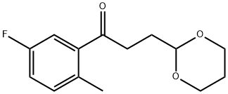 3-(1,3-DIOXAN-2-YL)-5'-FLUORO-2'-METHYLPROPIOPHENONE price.