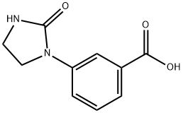 3-(2-オキソイミダゾリジン-1-イル)安息香酸 化学構造式