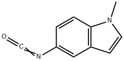 5-イソシアナト-1-メチル-1H-インドール 化学構造式