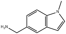 酢酸[(1-メチル-1H-インドール-5-イル)メチル]アミン 化学構造式