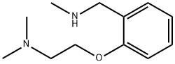 N-METHYL-2-[2-(DIMETHYLAMINO)ETHOXY]BENZYLAMINE 化学構造式