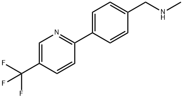 N-Methyl-4-[5-(trifluoromethyl)pyridin-2-yl]benzylamine Structure