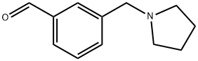 3-(ピロリジン-1-イルメチル)ベンズアルデヒド 化学構造式
