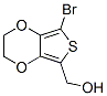 Thieno[3,4-b]-1,4-dioxin-5-methanol,  7-bromo-2,3-dihydro- Struktur