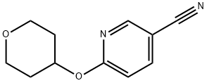 6-(tetrahydropyran-4-yloxy)nicotinonitrile Structure