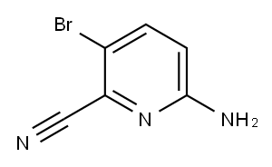 6-Amino-3-bromo-2-cyanopyridine Struktur