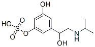 1-hydroxy-3-[1-hydroxy-2-(propan-2-ylamino)ethyl]-5-sulfooxy-benzene Struktur