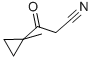 3-(1-甲基环丙基)-3-氧代丙腈 结构式