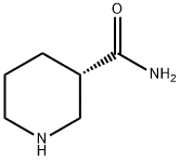 (3S)-3-Piperidinecarboxamide Structure