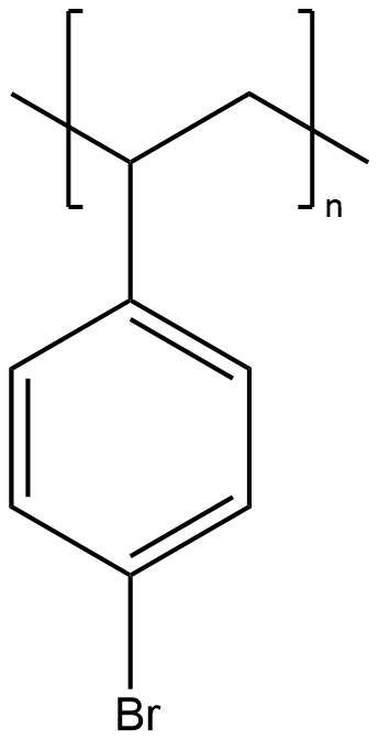 Brominated polystyrene  Structure