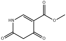 4-羟基-6-氧代-5,6-二氢吡啶-3-羧酸甲酯 结构式
