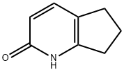 1,5,6,7-テトラヒドロ-2H-シクロペンタ[B]ピリジン-2-オン 化学構造式