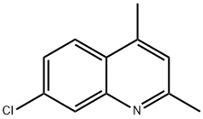 7-CHLORO-2,4-DIMETHYLQUINOLINE Struktur