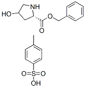 4-Hydroxy-L-proline benzyl ester 4-toluenesulfonate 化学構造式
