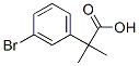 2-(3-BROMOPHENYL)-2-METHYLPROPANOIC ACID Struktur