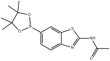N-(6-(4,4,5,5-tetramethyl-1,3,2-dioxaborolan-2-yl)benzo[d]thiazol-2-yl)acetamide Structure