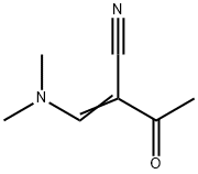 (E)-2-((二甲氨基)亚甲基)-3-羰基丁腈 结构式