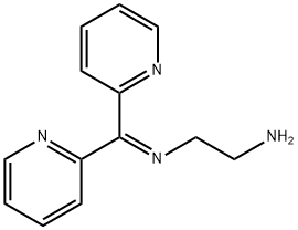 N-[Bis(pyridin-2-yl)methylene]-1,2-ethanediamine 结构式