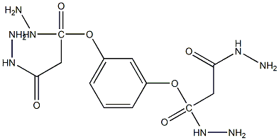 3,3'-[1,3-phenylenebis(oxy)]dipropionodihydrazide 结构式