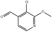 3-CHLORO-4-FORMYL-2-METHOXYPYRIDINE Structure