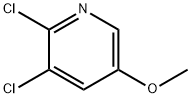 2,3-ジクロロ-5-メトキシピリジン 化学構造式