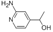 2-氨基-4-(1'-羟基乙基)吡啶 结构式