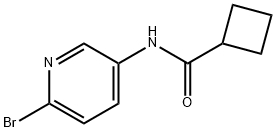 2-Bromo-5-(cyclobutanoylamino)-pyridine Structure