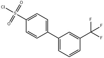 3'-(トリフルオロメチル)ビフェニル-4-スルホニルクロリド 化学構造式