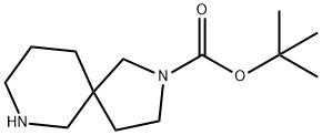 2,7-二氮杂螺[4.5]癸烷-2-甲酸叔丁酯, 885268-42-8, 结构式